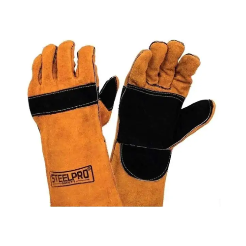 GUANTE DE SOLDADOR NARANJO REFORZADO STEELPRO SAFETY