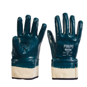 GUANTE NITRON PUÑO ABIERTO STEELPRO SAFETY